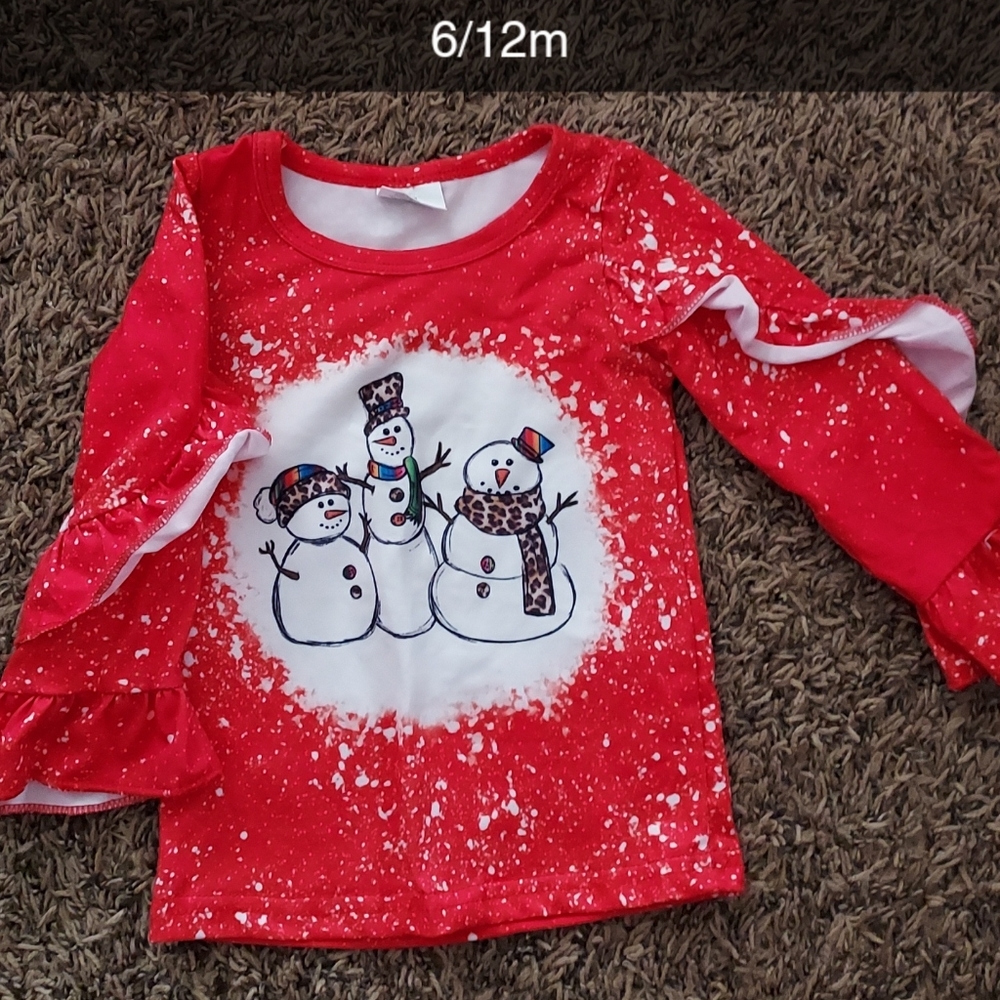 Christmas baby girl shirt!